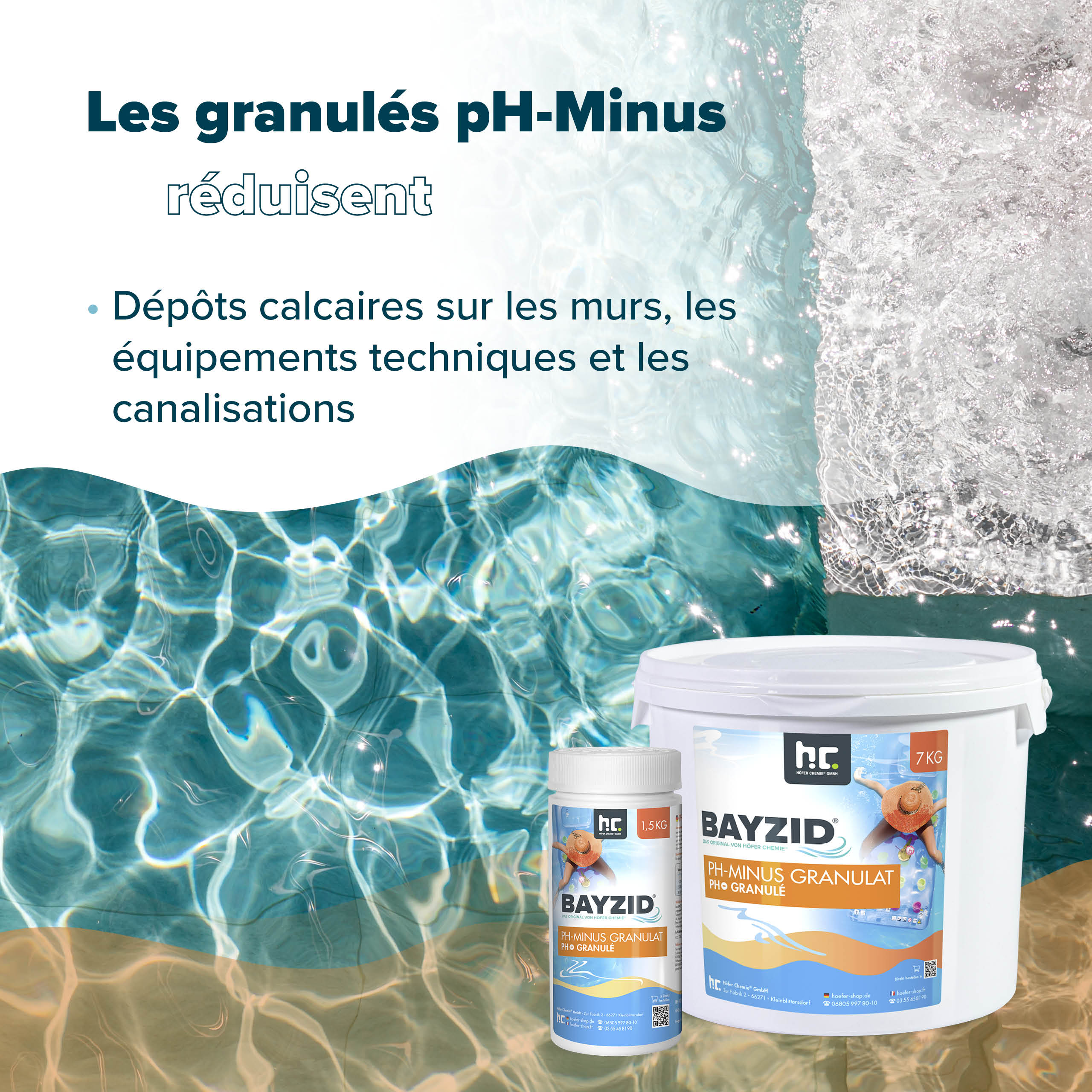 7 kg BAYZID® pH Minus Granulat für den Pool - Image 11