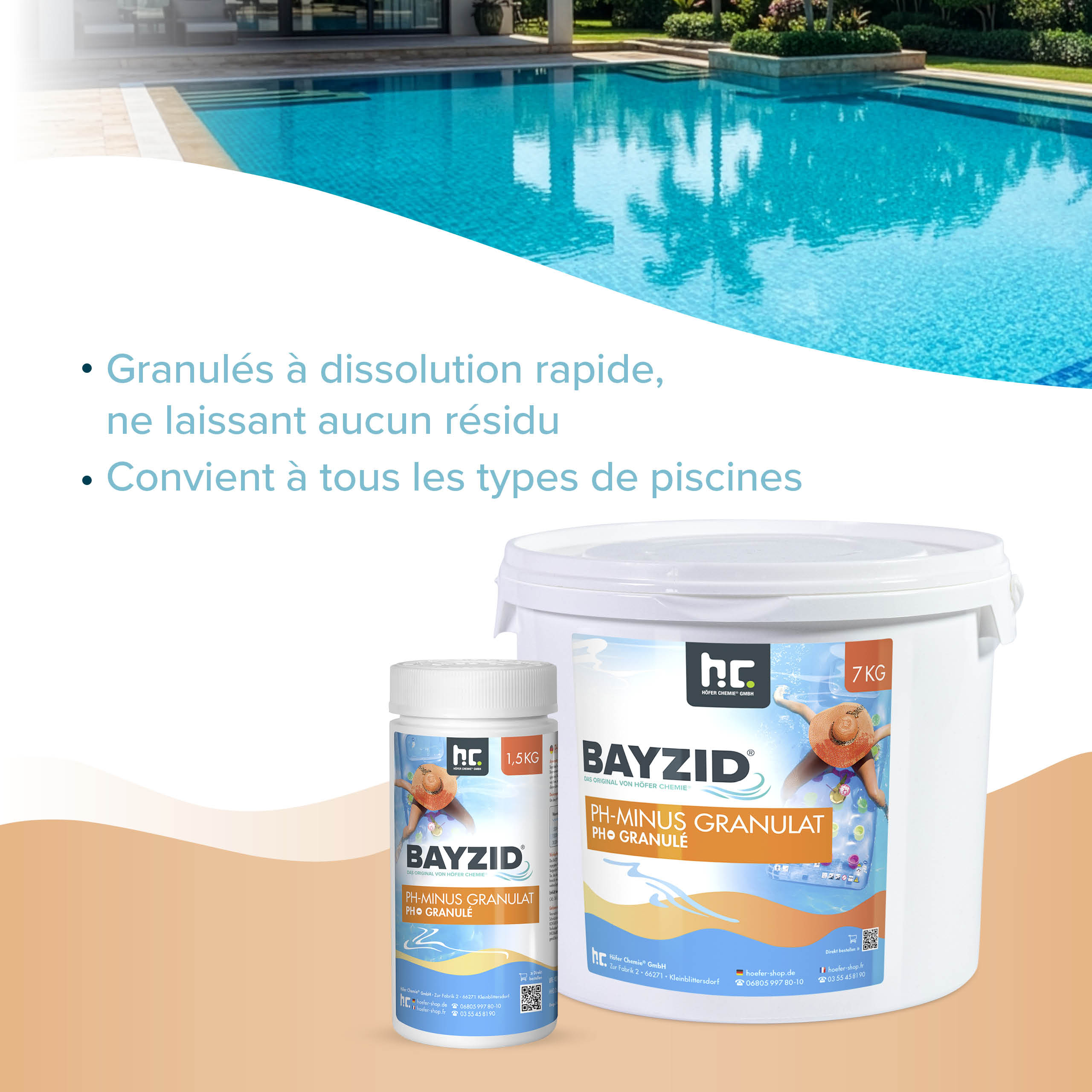 7 kg BAYZID® pH Minus Granulat für den Pool - Image 12