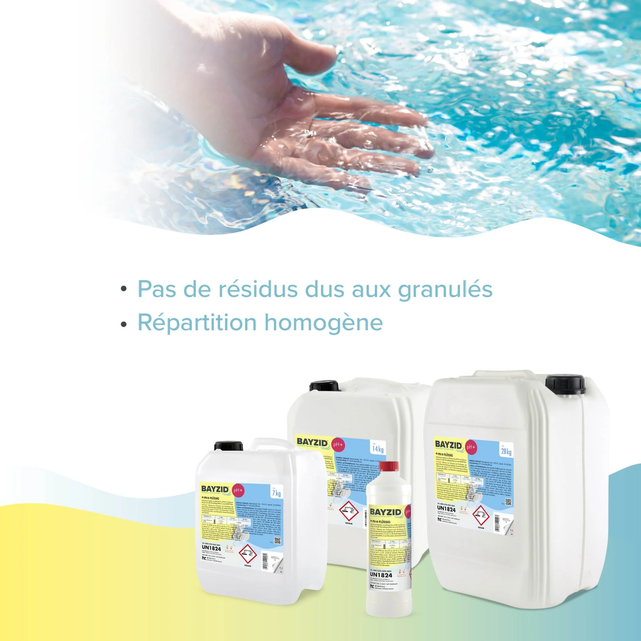 7 kg BAYZID® pH Plus flüssig für Pools in handlichen Kanistern - Image 11