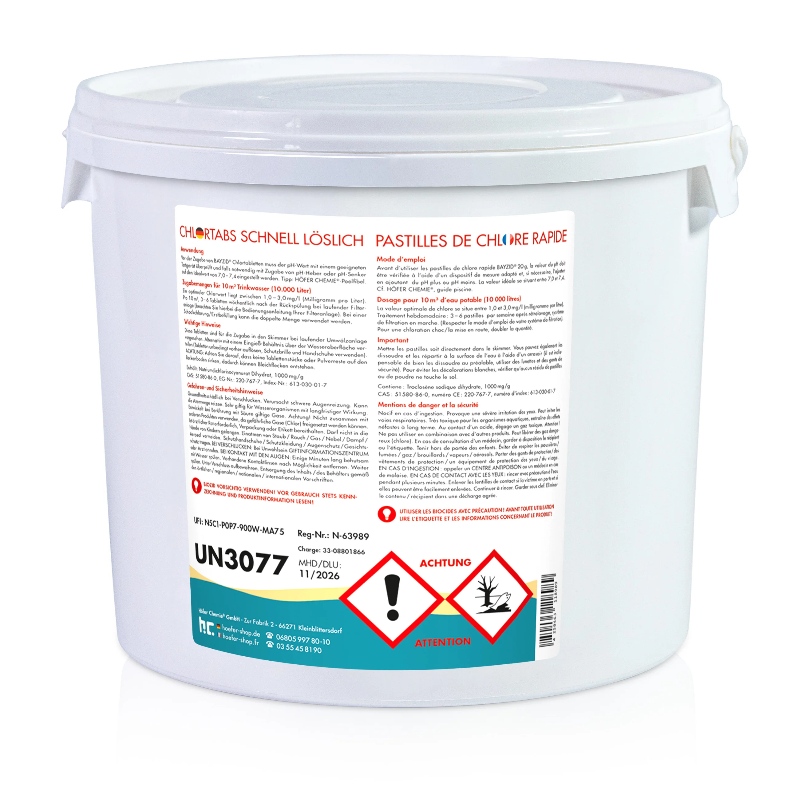 BAYZID® SOS-Set für grünes Poolwasser - Image 2