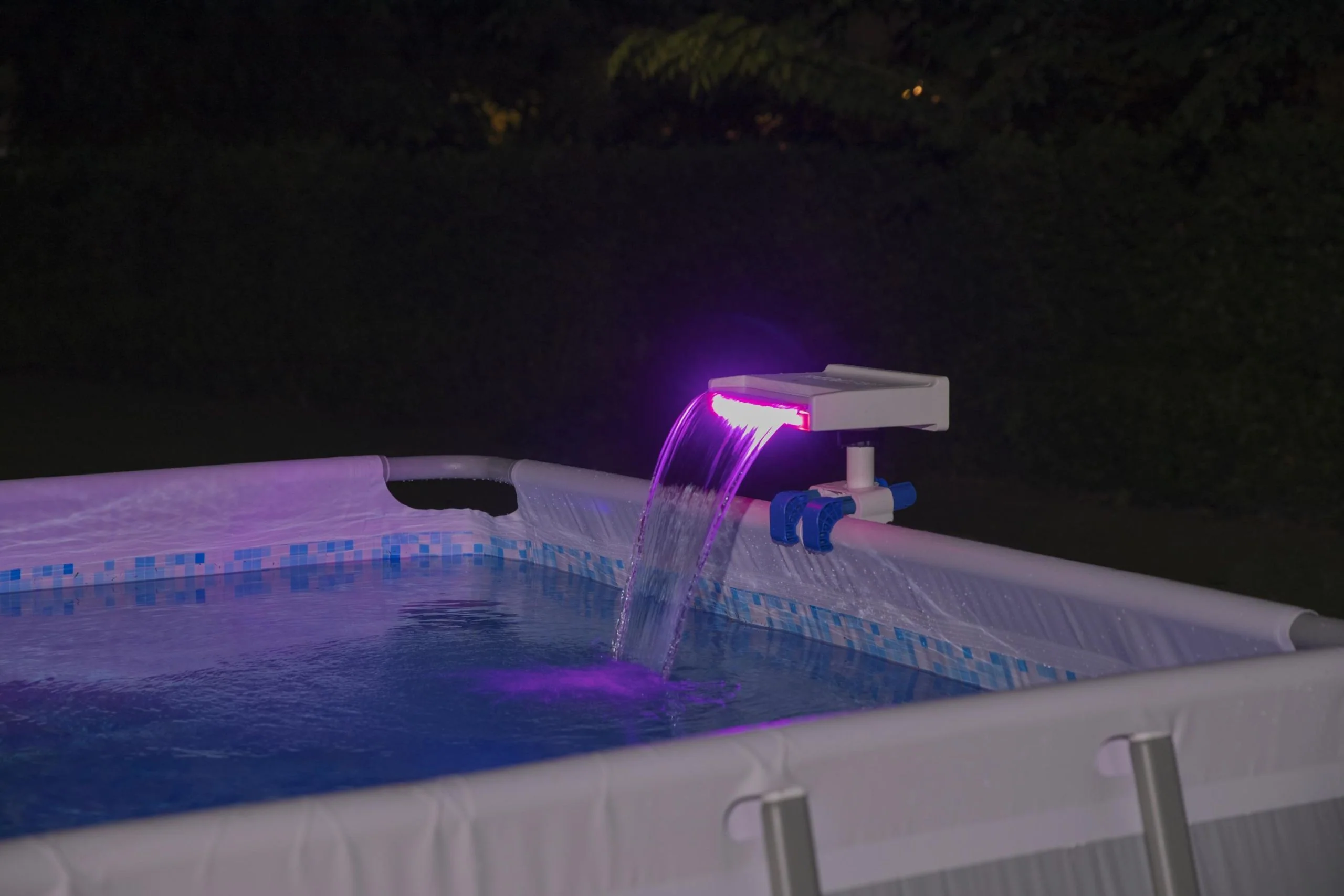 Flowclear™ Pool Wasserfall mit LED-Licht für Stahlrahmen Pools - Image 5