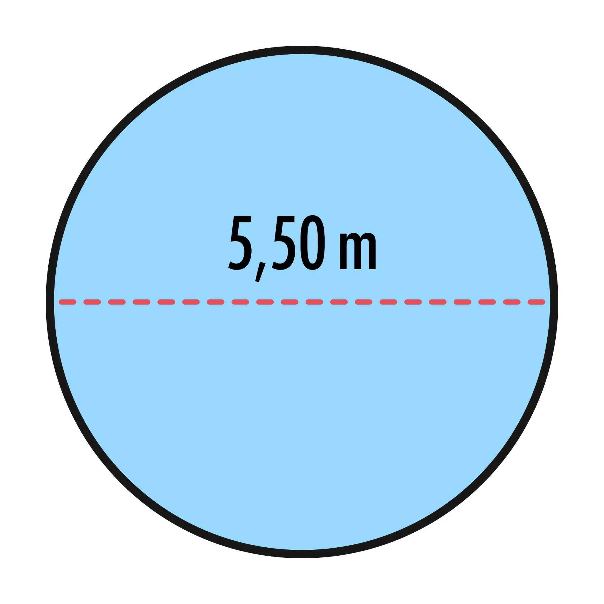 Poolabdeckung für runde Pools 5,50 m - Image 2