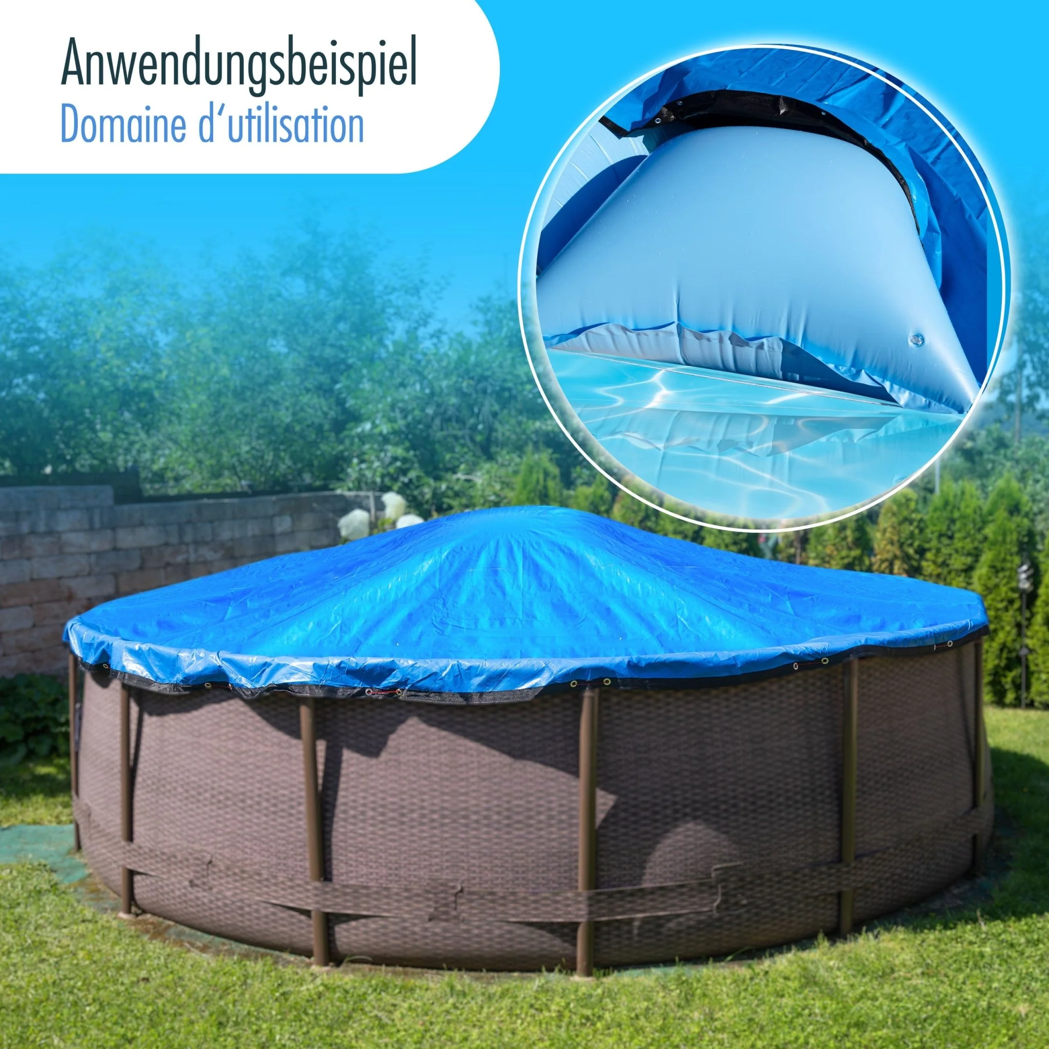 Poolabdeckung für achtförmige Pools 6,25 x 3,60 m - Image 6