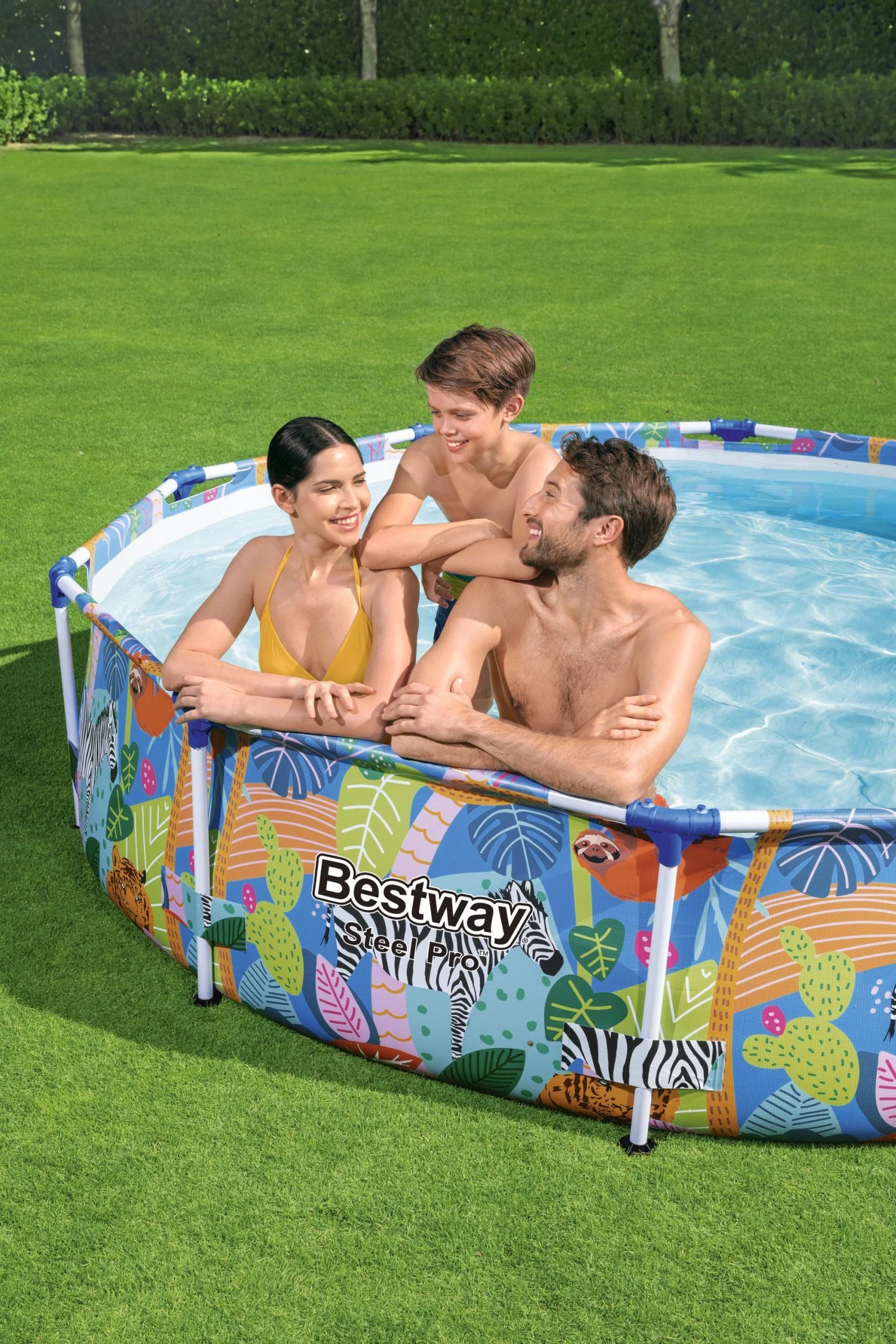Steel Pro™ Paradise Frame Pool Zebra - Image 3