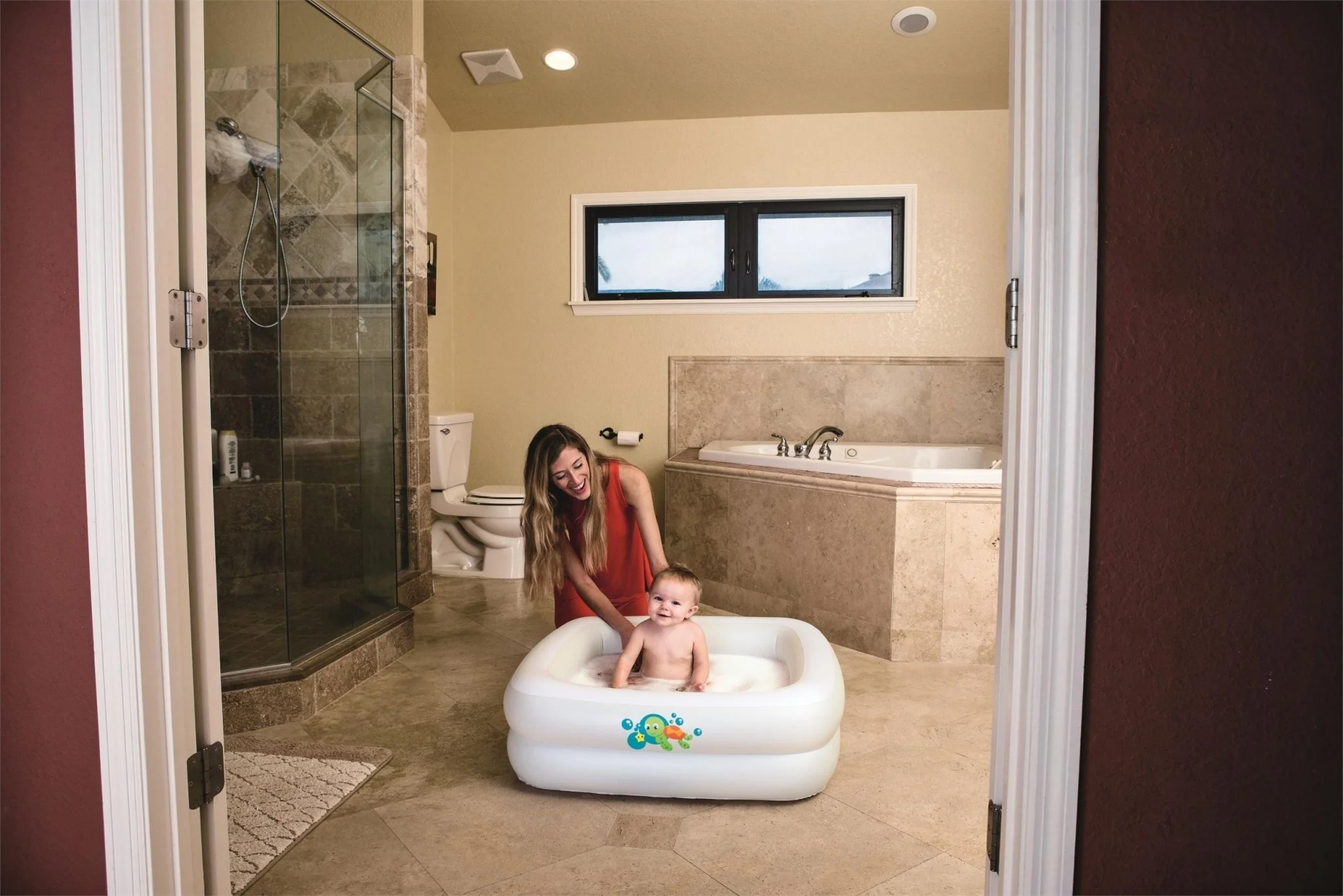 Up, In & Over™ Baby Duschbadewanne 86 x 86 x 25 cm - Image 2