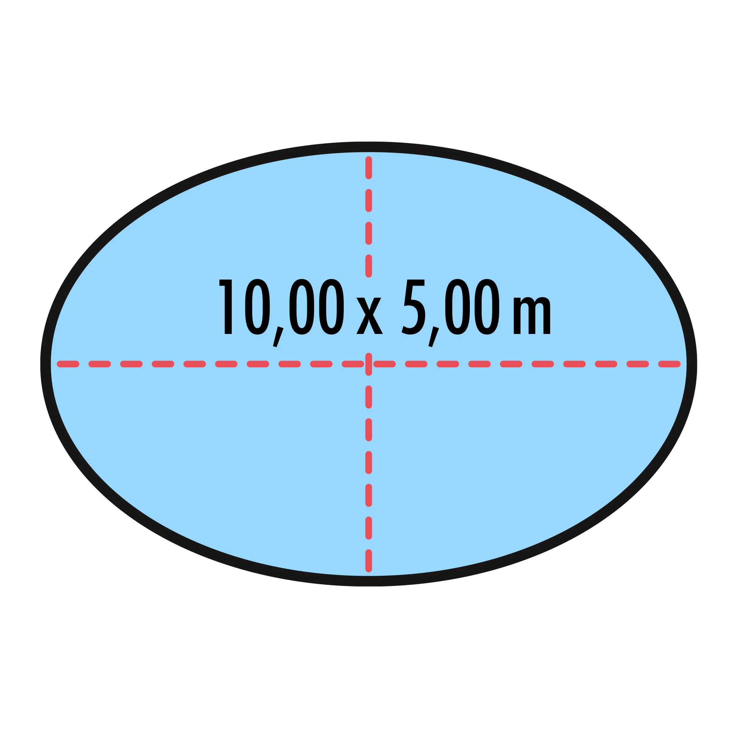 Poolabdeckung für ovale Pools 10 x 5 m - Image 2