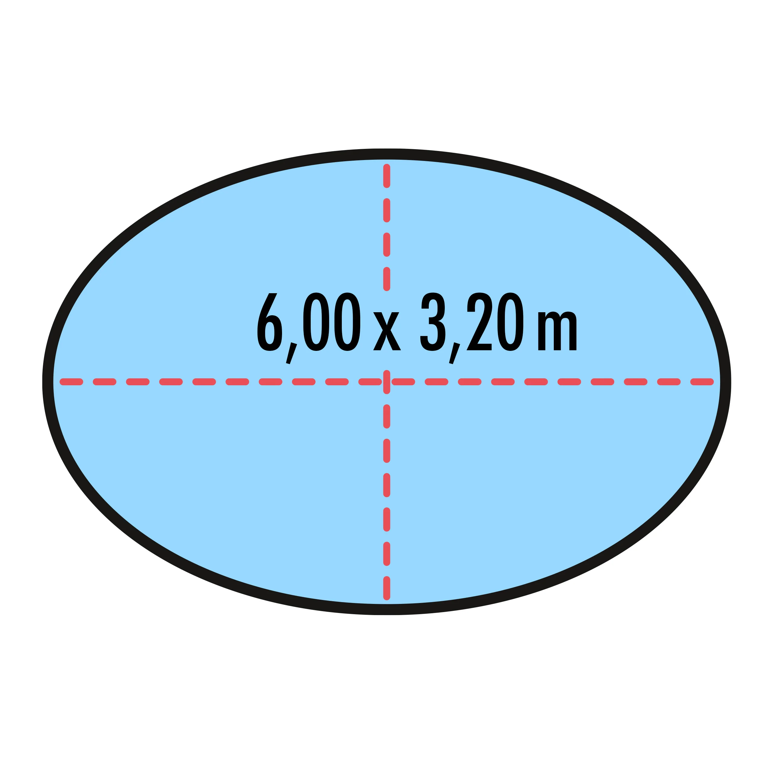 Poolabdeckung für ovale Pools 6 x 3,20 m - Image 2